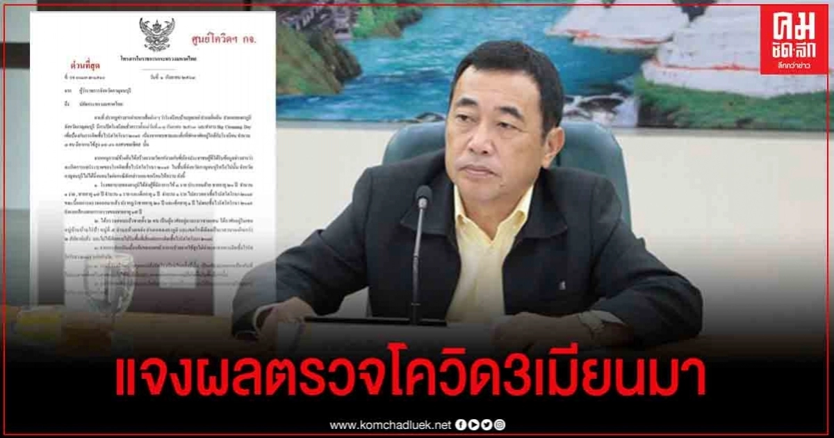 ผู้ว่าฯกาญจน์ แจงผลตรวจ 2 ชาวเมียนมาไม่พบเชื้อโควิด รอลุ้นอีก 1 ผู้ว่าฯกาญจน์ แจงผลตรวจ 2 ชาวเมียนมาไม่พบเชื้อโควิด รอลุ้นอีก 1
