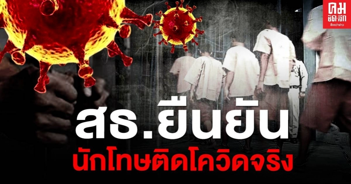 สธ.แถลงยืนยันผู้ต้องขังเข้าใหม่ ติดเชื้อโควิด-19 สธ.แถลงยืนยันผู้ต้องขังเข้าใหม่ ติดเชื้อโควิด-19