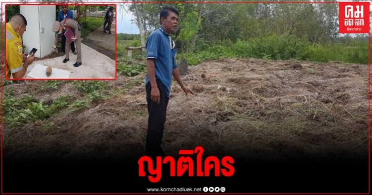 ผงะ จนท.ชลประทานขุดหลุมปลูกผัก พบกะโหลกมนุษย์ฝังอยู่ในดิน ผงะ จนท.ชลประทานขุดหลุมปลูกผัก พบกะโหลกมนุษย์ฝังอยู่ในดิน