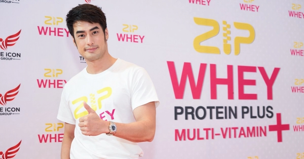 "บอย ปกรณ์" อวดหุ่นแซ่บโชว์กล้าม รับพรีเซ็นเตอร์คนล่าสุด "Zip Whey" 