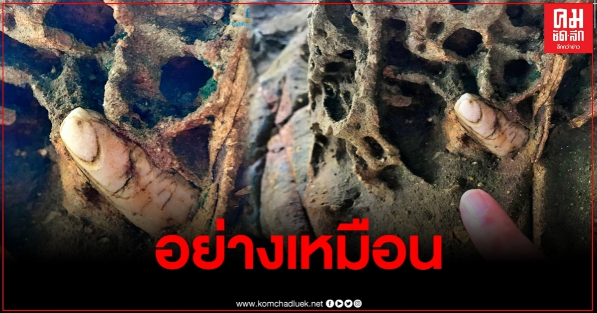 ใครๆก็ว่าเหมือน ชาวเน็ตแชร์ พบหินคล้ายนิ้ว บนเกาะคอเขา ใครๆก็ว่าเหมือน ชาวเน็ตแชร์ พบหินคล้ายนิ้ว บนเกาะคอเขา