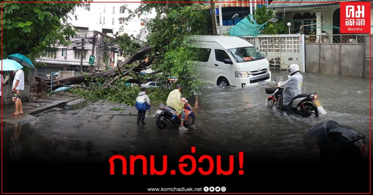 ประมวลภาพ ฝนกระหน่ำ กทม.อ่วม ประมวลภาพ ฝนกระหน่ำ กทม.อ่วม