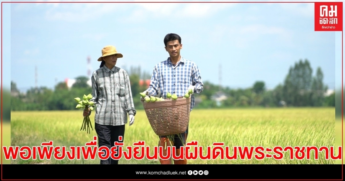 ธวัชชัย คงปัญญา พอเพียงเพื่อยั่งยืนบนผืนดินพระราชทาน 