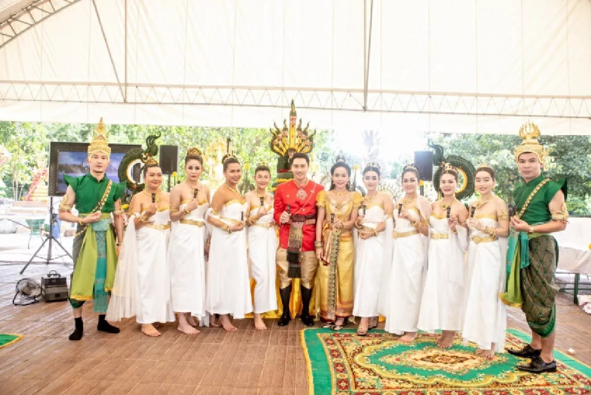 ผู้บริหาร บริษัท อัลฟ่า 17 จำกัด (ครีมกันแดดนาคา) ร่วมพิธีบวงสรวงพ่อปู่ศรีสุทโธ และ แม่ย่าศรีปทุมมา