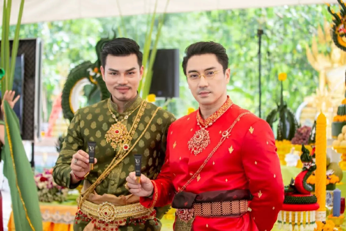 ผู้บริหาร บริษัท อัลฟ่า 17 จำกัด (ครีมกันแดดนาคา) ร่วมพิธีบวงสรวงพ่อปู่ศรีสุทโธ และ แม่ย่าศรีปทุมมา
