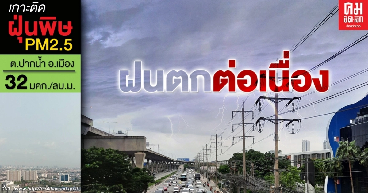 4 ภาคยังคงมีฝนตกหนักต่อเนื่อง กทม.ปริมณฑลก็ไม่รอด ฝนฟ้าคะนองร้อยละ 80 4 ภาคยังคงมีฝนตกหนักต่อเนื่อง กทม.ปริมณฑลก็ไม่รอด ฝนฟ้าคะนองร้อยละ 80