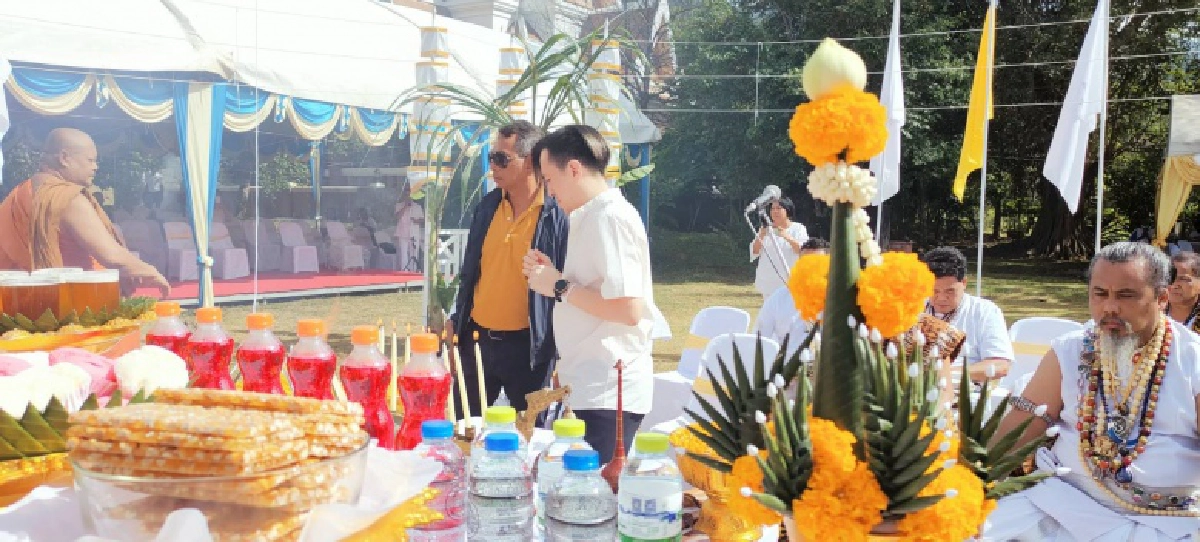 ร่วมพิธี ราชาเทวาพุทธาภิเษกหัวนะโมศรีธรรมโศกราช ระดมทุนจัดสร้าง รพ.อาพาธสงฆ์ศรีธรรมราชา