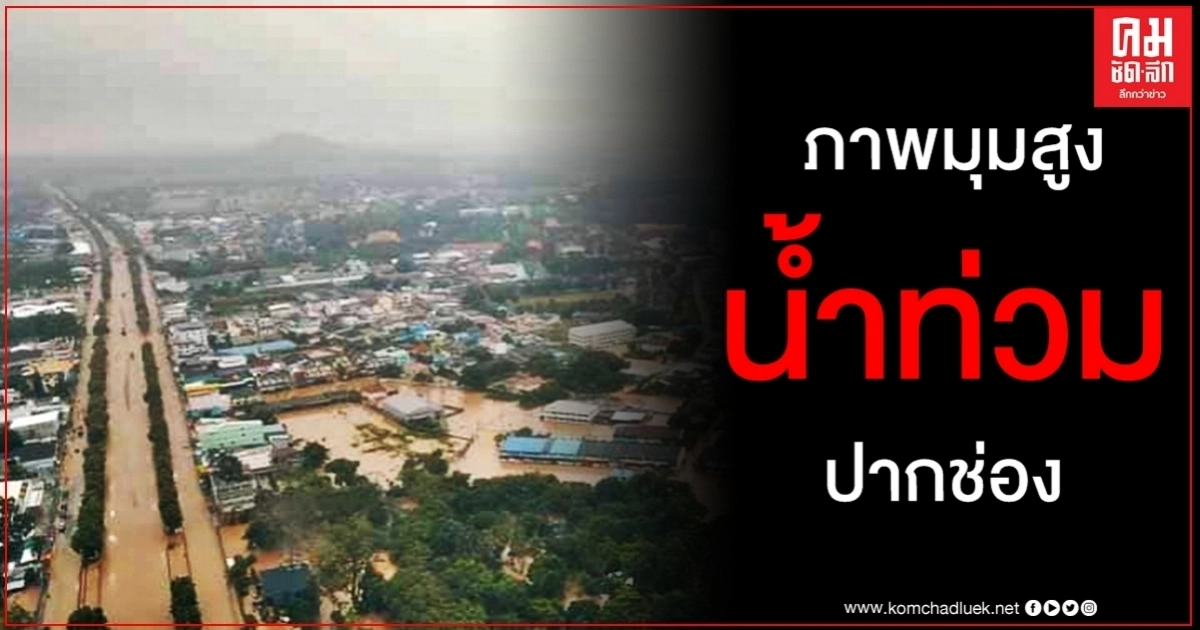 ปากช่องเช้านี้ยังอ่วม เขตเทศบาลเมืองท่วมสูง รถผ่านไม่ได้ ปากช่องเช้านี้ยังอ่วม เขตเทศบาลเมืองท่วมสูง รถผ่านไม่ได้