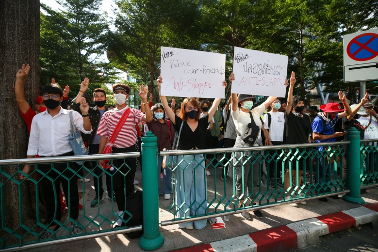 "ไมค์ ระยอง" โผล่นำ "ม็อบราชประสงค์"  ลั่นสานต่อแกนนำ