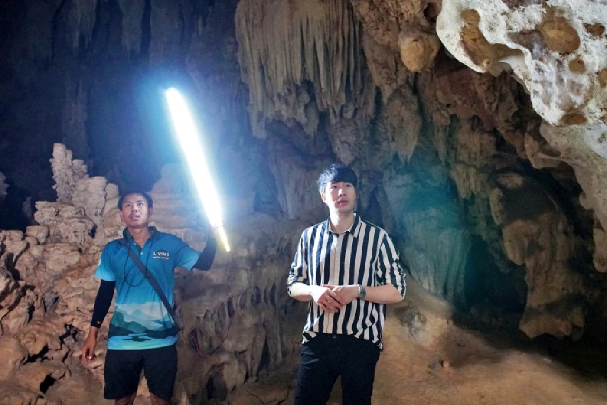 "ซัน" ทุ่มสุดตัวบุกป่าฝ่าเขาเจออัศจรรย์ถ้ำปะการังร้อยล้านปี