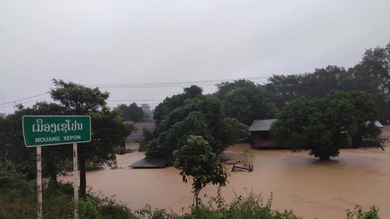 น้ำท่วมลาว สะหวันอ่วม สองปีซ้อน