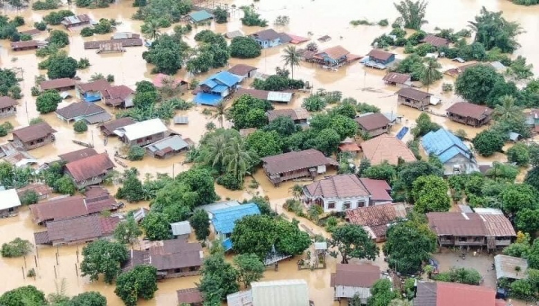 น้ำท่วมลาว สะหวันอ่วม สองปีซ้อน
