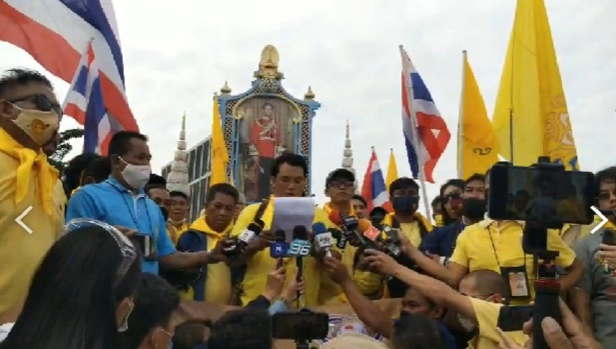  "อาชีวะปกป้องสถาบัน" เรียกร้องให้รัฐเอาผิดผู้ชุมนุม 6 ข้อ 
