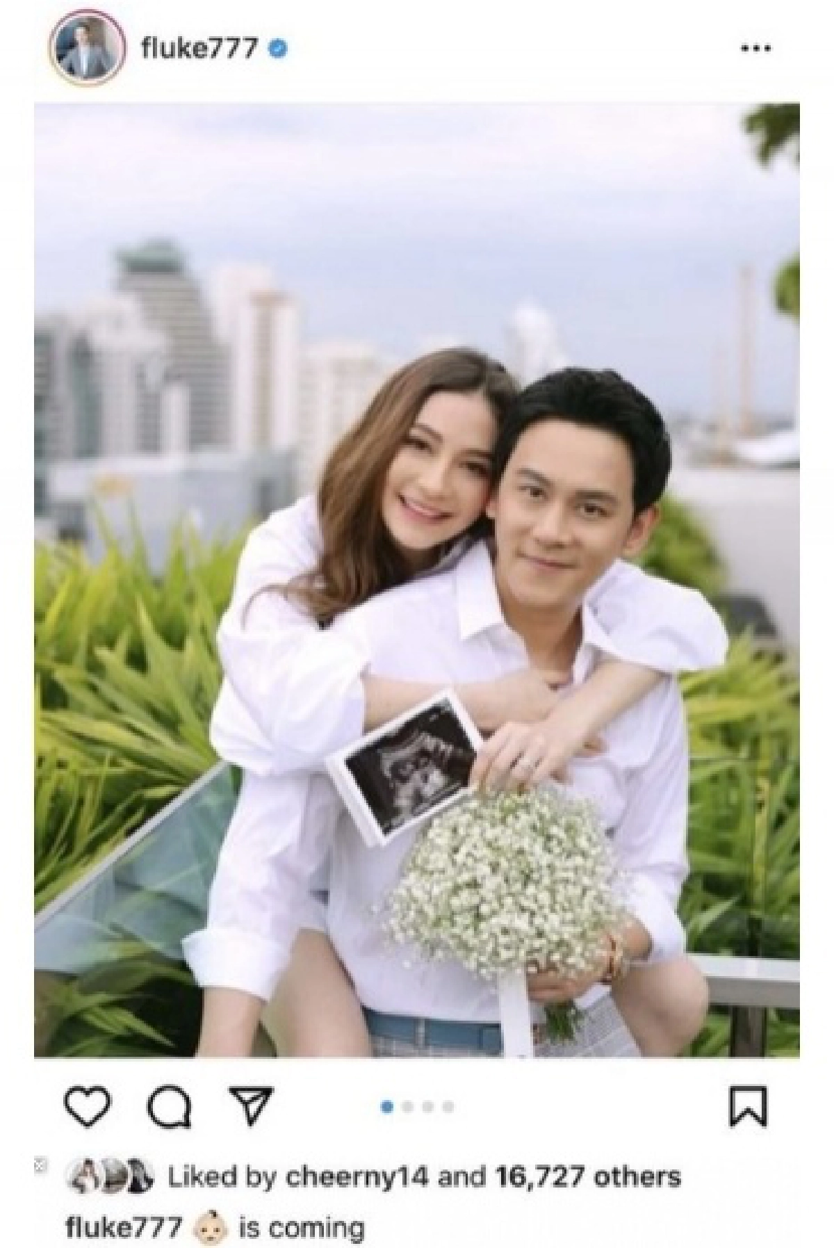 "นาตาลี-ฟลุค" เผยเรื่องน่ายินดี ทั้งคู่กำลังจะมีเบบี๋