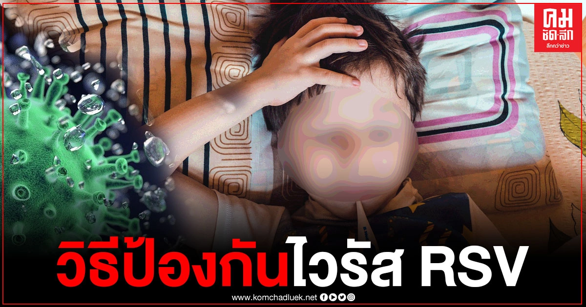 หมอแนะผู้ปกครองป้องกัน "ไวรัส RSV" แก่ลูกหลาน หมั่นสังเกตอาการให้ดี เพื่อหลีกเลี่ยงการติดเชื้อ หมอแนะผู้ปกครองป้องกัน "ไวรัส RSV" แก่ลูกหลาน หมั่นสังเกตอาการให้ดี เพื่อหลีกเลี่ยงการติดเชื้อ