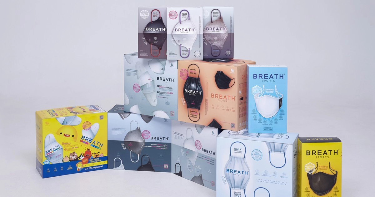 เปิดตลาดหน้ากากอนามัย "บรีธ ซิลเวอร์" คุณภาพส่งออก 14 ประเทศทั่วโลก