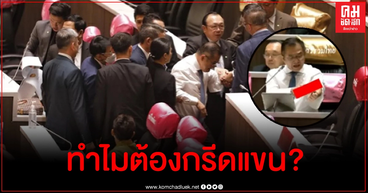 เพื่อน ส.ส.เพื่อไทย ร่วมวิเคราะห์เหตุจูงใจ นายวิสาร ก่อเหตุกรีดแขนกลางสภา