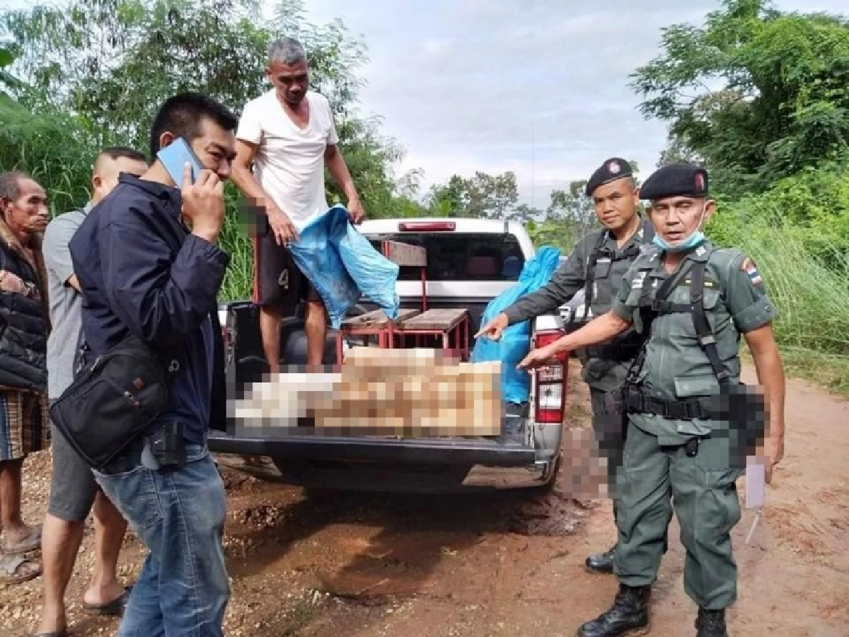 ตชด.235 ธาตุพนม ตรวจยึดกระบะริมโขง ผงะเจอซุกยาเสพติดจำนวนมาก