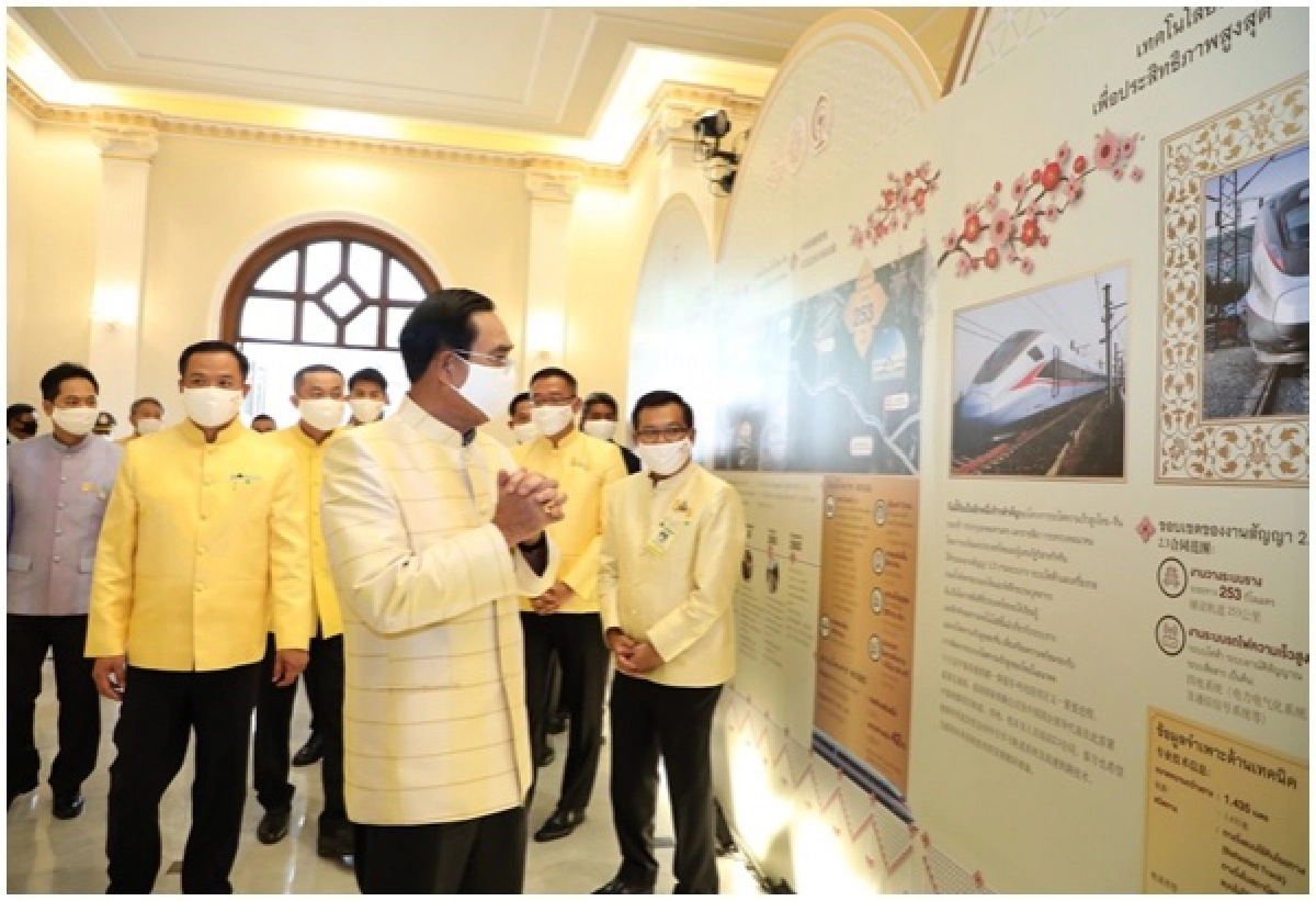 นายกฯ เป็นประธานลงนาม รถไฟความเร็วสูงไทย-จีน มูลค่า 5 หมื่นล้าน
