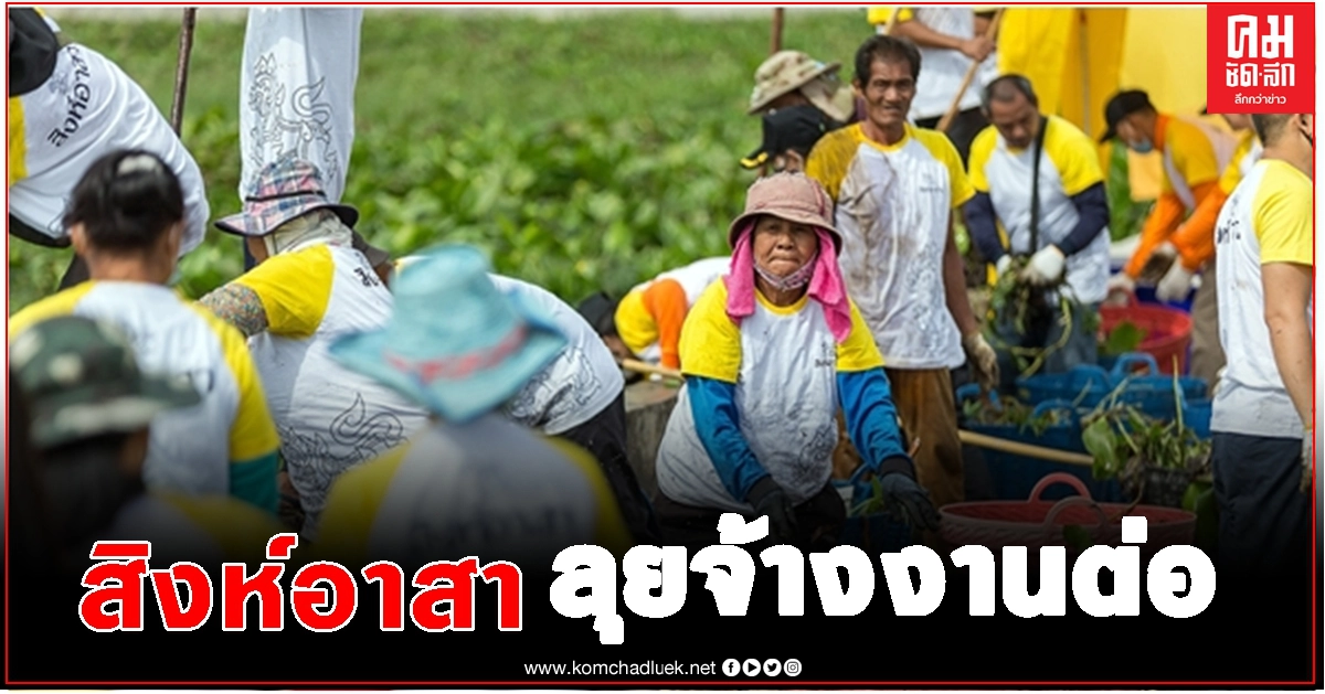 "สิงห์อาสา" ลุยจ้างงาน สร้างอาชีพต่อเนื่อง @ยโสธร ชวนชาวบ้านเป็นอาสาสมัคร "สิงห์อาสา" ลุยจ้างงาน สร้างอาชีพต่อเนื่อง @ยโสธร ชวนชาวบ้านเป็นอาสาสมัคร