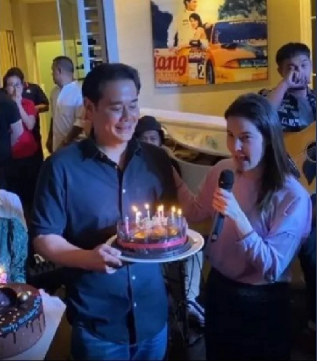 "ธัญญ่า" อวยพรวันเกิดสามี เป๊ก สัณณ์ชัย งานนี้ทำเสียอาการ