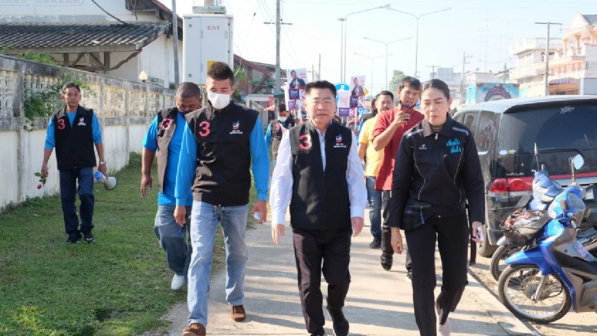 "กำนันตุ้ย"ลงพื้นที่จอมบึงครั้งแรก หาเสียงศึกชิงนายก อบจ.ราชบุรี