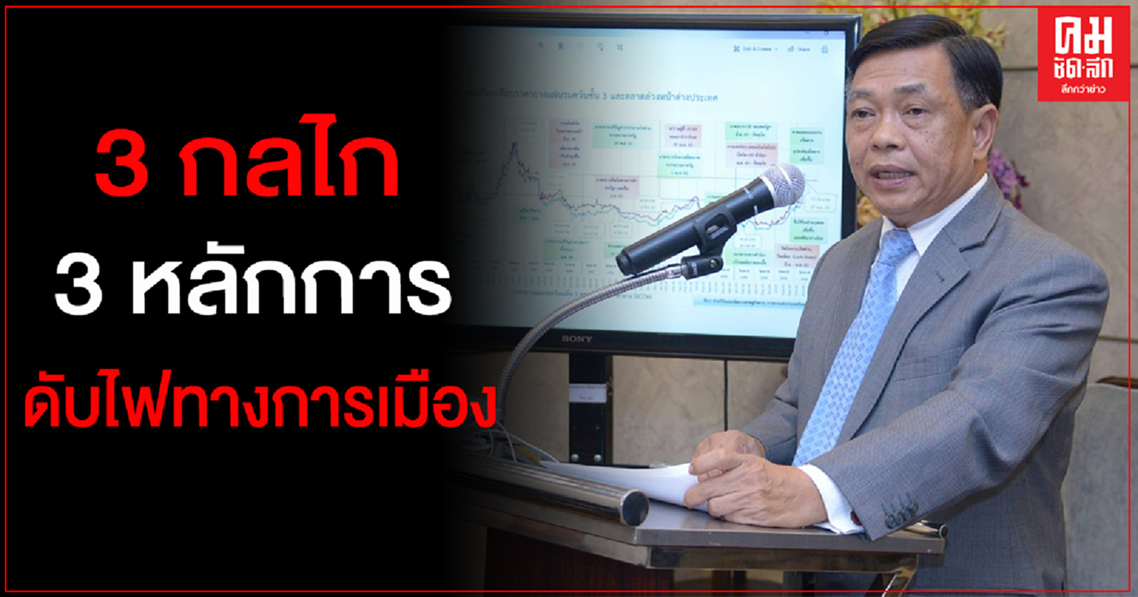 "อลงกรณ์"ห่วงวิกฤติการเมืองบานปลาย เสนอ "3 กลไก3แนวทางแห่งการสมานฉันท์"