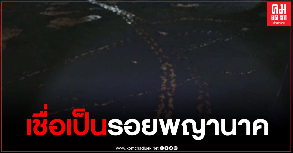 ชาวบ้านแห่ดูรอยประหลาด ภายในศาลาการเปรียญ วัดเวฬุวัน เชื่อเป็นรอยพญานาค ชาวบ้านแห่ดูรอยประหลาด ภายในศาลาการเปรียญ วัดเวฬุวัน เชื่อเป็นรอยพญานาค