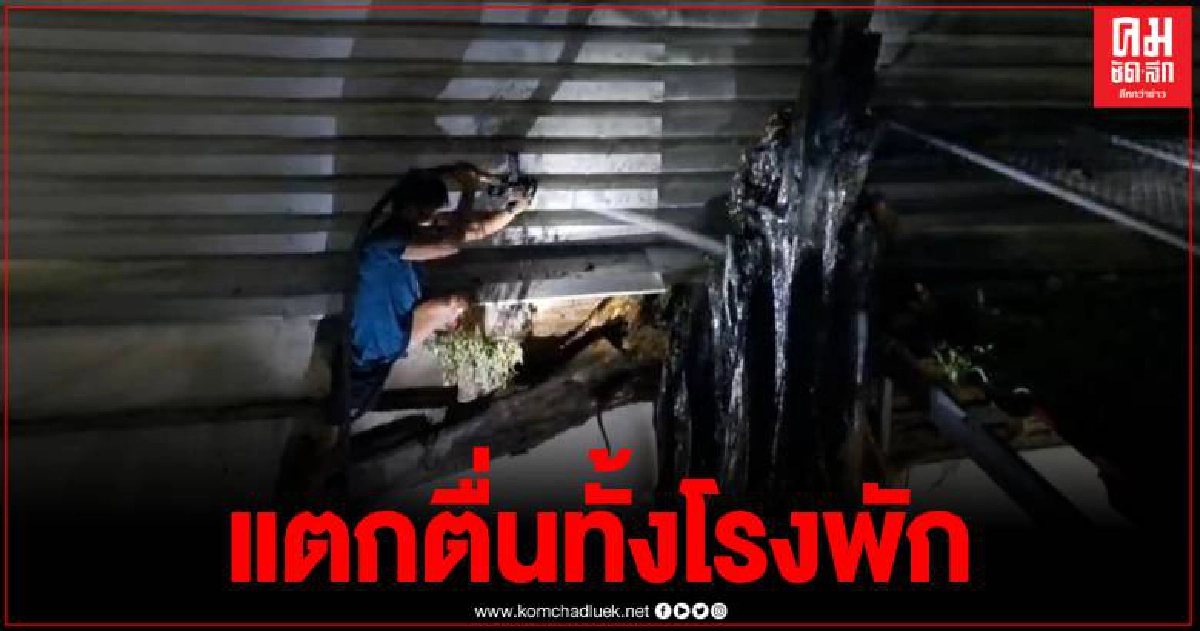 ดับเพลิงวิ่งวุ่น เพลิงไหม้ตอต้นโพธิ์เก่า ภายใน สน.พลับพลาไชย