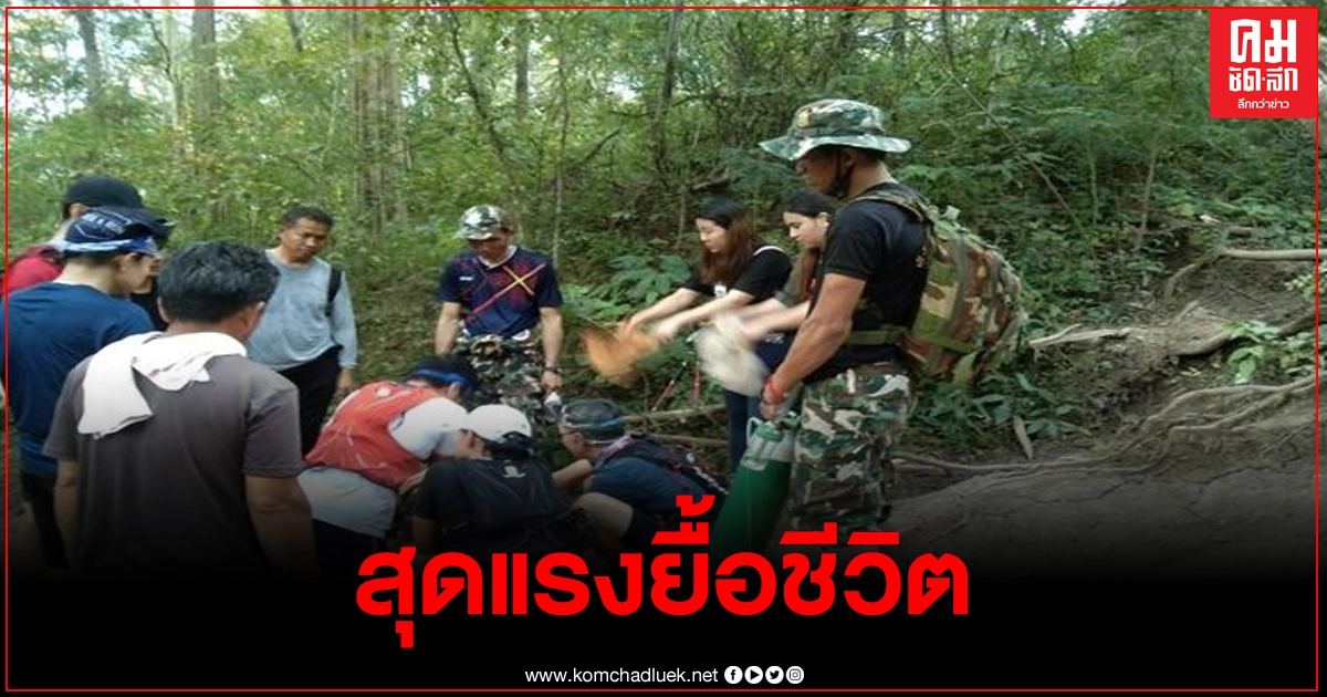 นทท.วูบหมดสติ ขณะขึ้นภูกระดึง จนท.เร่งยื้อชีวิต สุดท้ายช่วยไว้ไม่ทัน นทท.วูบหมดสติ ขณะขึ้นภูกระดึง จนท.เร่งยื้อชีวิต สุดท้ายช่วยไว้ไม่ทัน