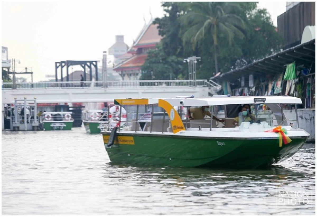 กทม.ทดสอบระบบเรือโดยสารพลังงานไฟฟ้า คลองผดุงกรุงเกษม เชื่อมต่อระบบขนส่งมวลชน 'ล้อ ราง เรือ'