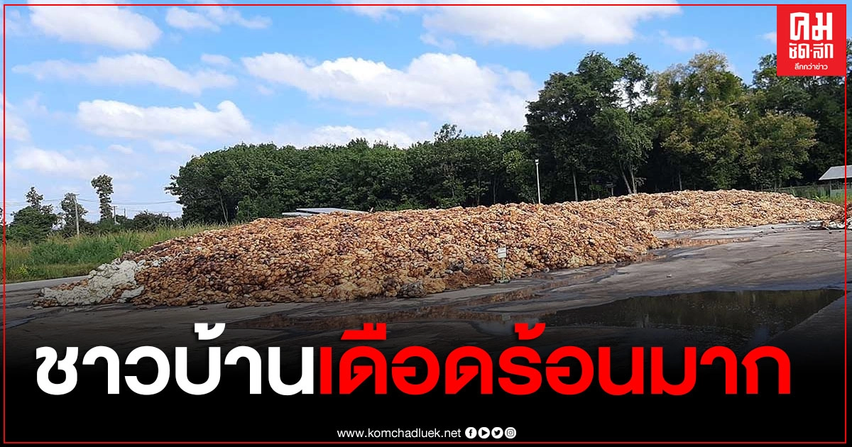 ศูนย์ดำรงธรรม ลงพื้นที่ตรวจสอบและหาทางแก้ไข หลังชาวบ้านได้รับความเดือดร้อนเรื่องกลิ่นจากโรงงานยางพารา