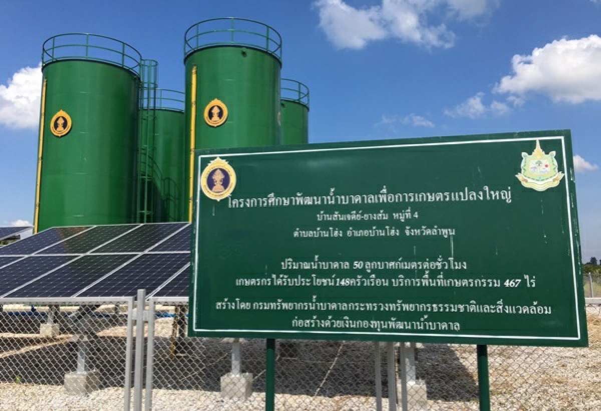 ที่ปรึกษาอธิบดีกรมทรัพยากรน้ำบาดาล และคณะ ลงพื้นที่ติดตามผลการดำเนินงานให้คำปรึกษาแก่กลุ่มเกษตรกร ในโครงการพัฒนาน้ำบาดาล