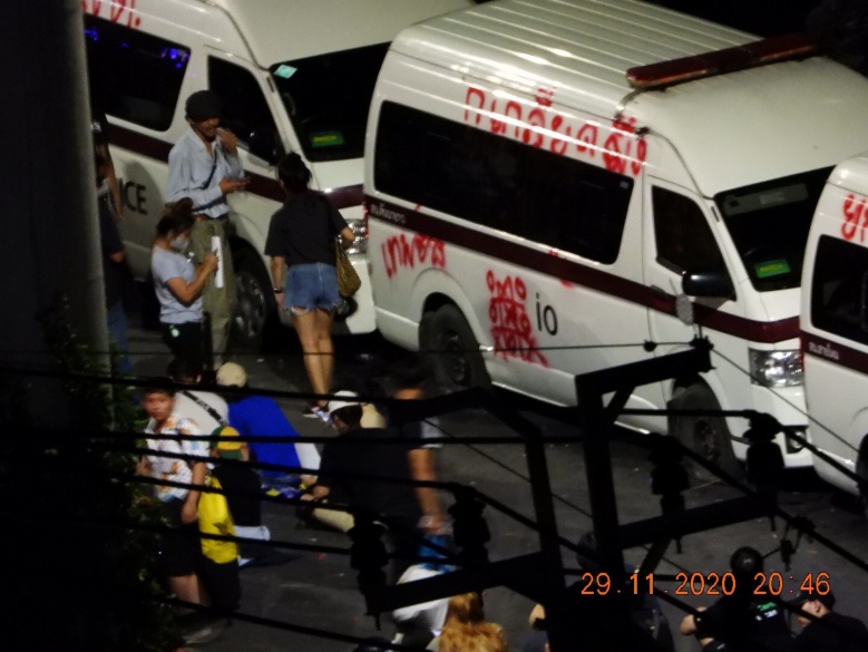  เร่งรวบรวมหลักฐานเอาผิดผู้ชุมนุมทำลายทรัพย์สินหน้าราบที่ 11 