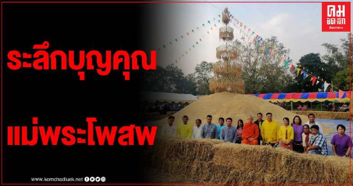 ชาวอุตรดิตถ์ จัดประเพณี ทำขวัญข้าว ก่อพระเจดีย์ข้าวเปลือก ระลึกถึงบุญคุณแม่พระโพสพ ชาวอุตรดิตถ์ จัดประเพณี ทำขวัญข้าว ก่อพระเจดีย์ข้าวเปลือก ระลึกถึงบุญคุณแม่พระโพสพ