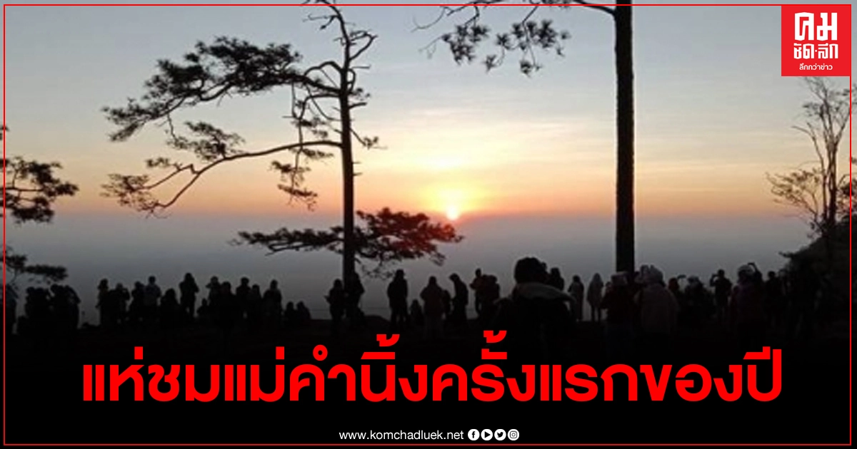 นทท.กว่าสามพันไม่ผิดหวังขึ้นพิชิตยอดภูกระดึงชมแม่คำนิ้งครั้งแรกของปี