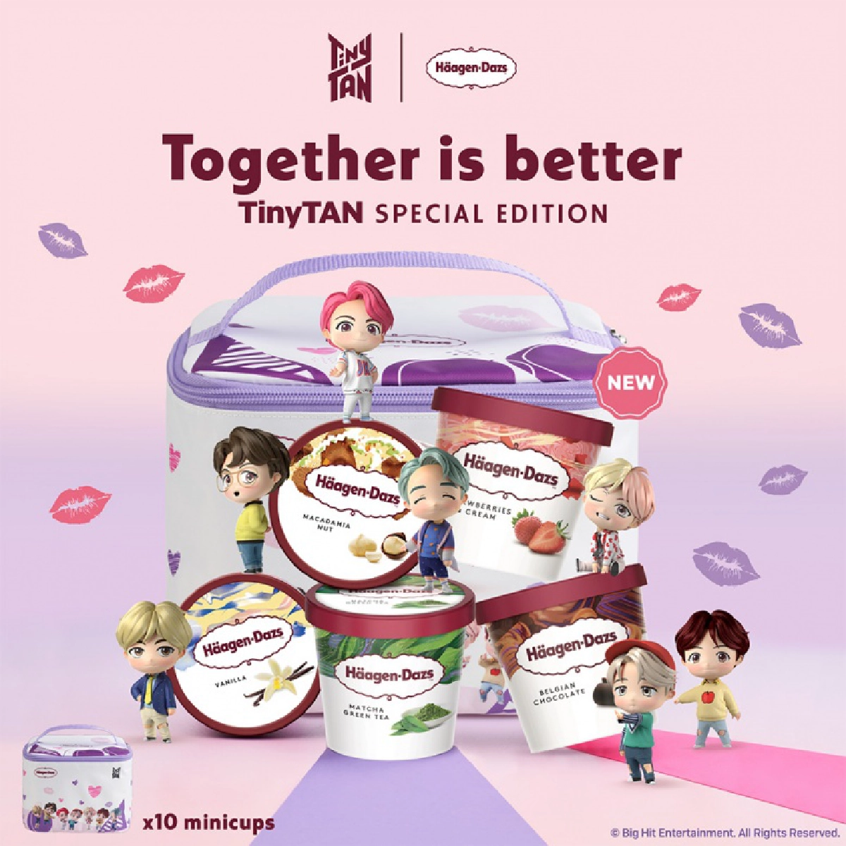 Together is Better with TinyTAN แชร์ความสุขไปให้สุดกับ Häagen-Dazs  แบบมัลติแพคและไอศกรีมไบท์สินค้าใหม่ล่าสุด
