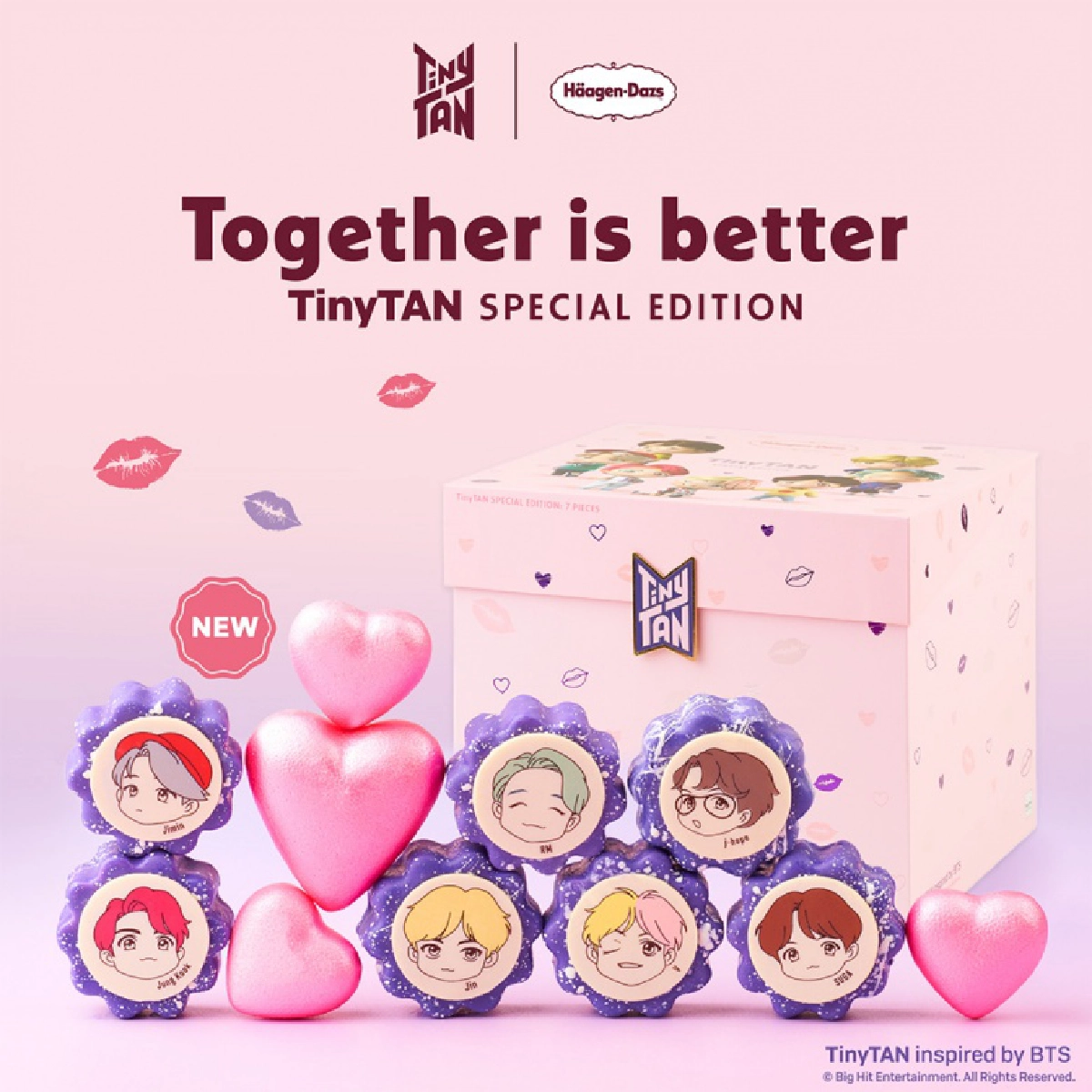 Together is Better with TinyTAN แชร์ความสุขไปให้สุดกับ Häagen-Dazs  แบบมัลติแพคและไอศกรีมไบท์สินค้าใหม่ล่าสุด