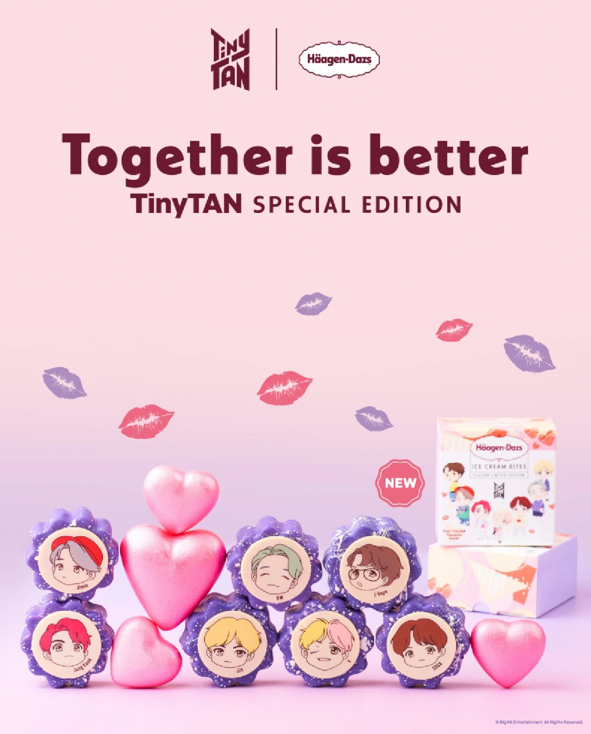 Together is Better with TinyTAN แชร์ความสุขไปให้สุดกับ Häagen-Dazs  แบบมัลติแพคและไอศกรีมไบท์สินค้าใหม่ล่าสุด
