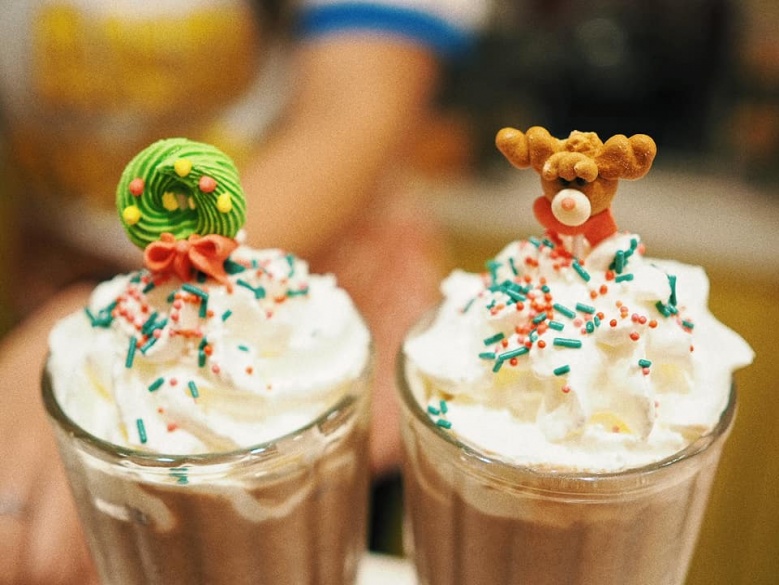 รวมเครื่องดื่มธีมคริสต์มาส สวยน่ารักจนไม่กล้ากิน