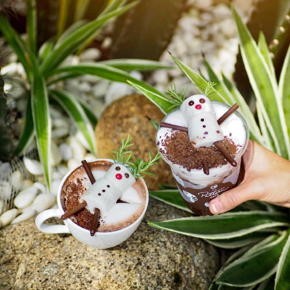 รวมเครื่องดื่มธีมคริสต์มาส สวยน่ารักจนไม่กล้ากิน