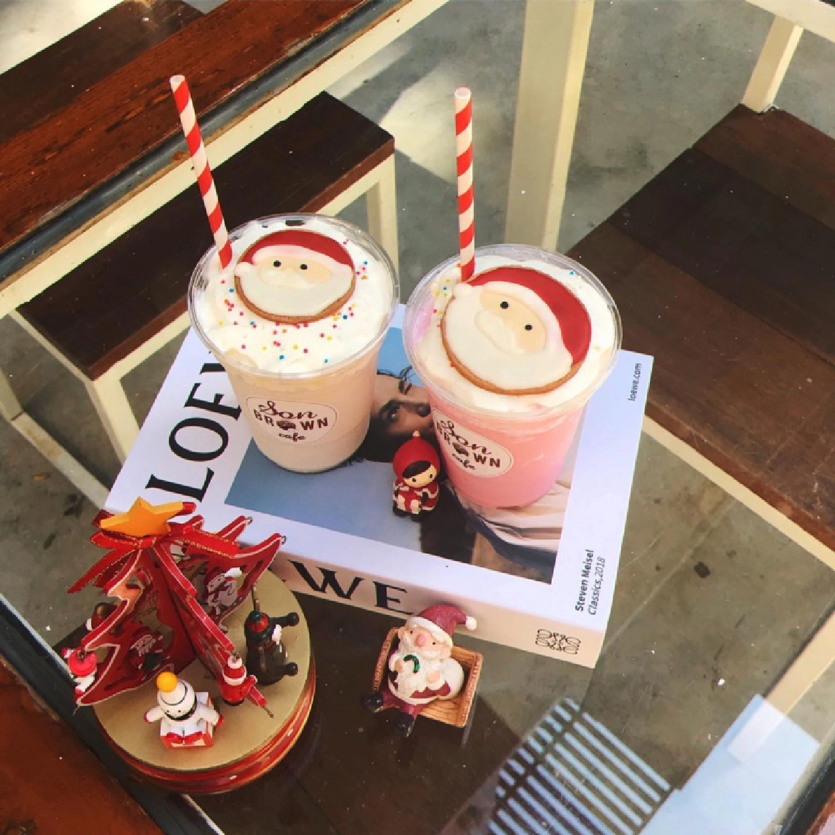 รวมเครื่องดื่มธีมคริสต์มาส สวยน่ารักจนไม่กล้ากิน