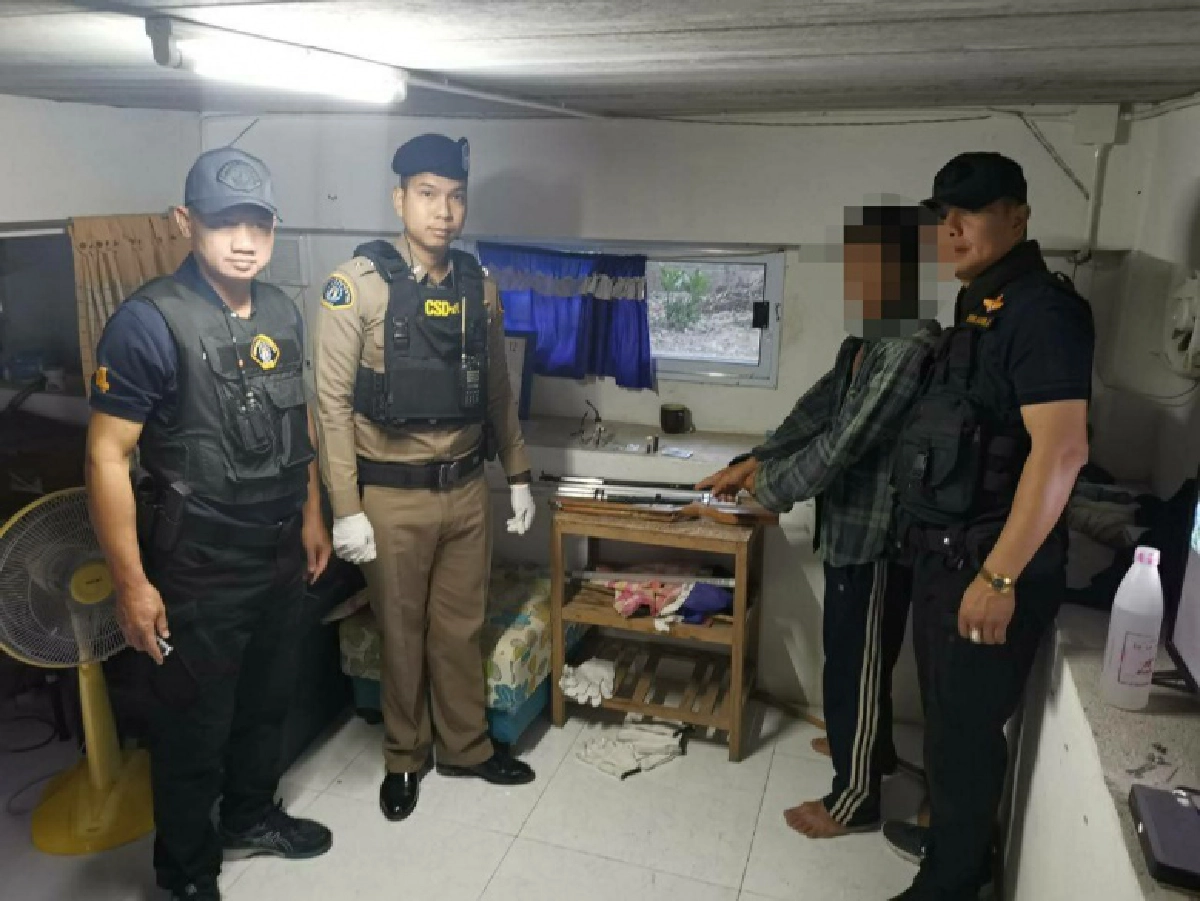 กองปราบปูพรมค้น 41 จุดทั่วประเทศก่อนเลือกตั้งอบจ.ได้ผู้ต้องหา   - อาวุธปืน 