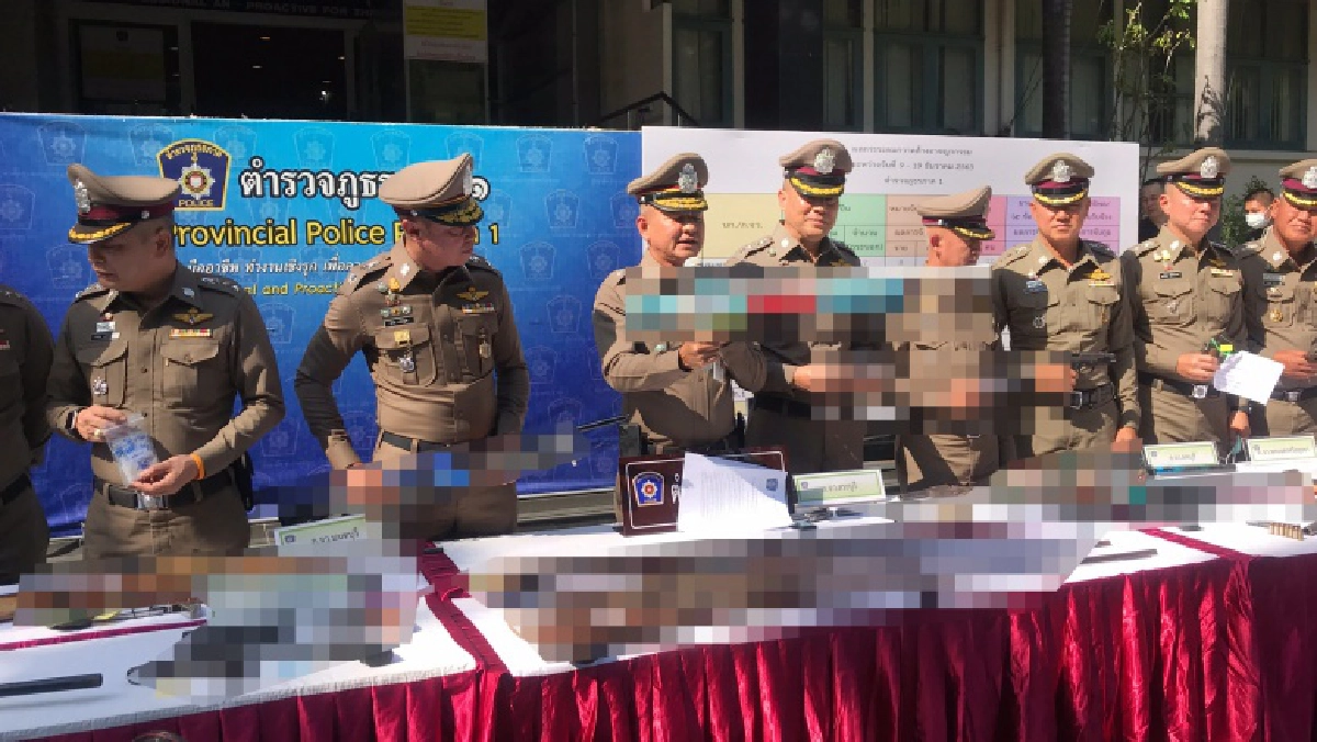 ภ.1 โชว์ 80 กระบอกหลังปิด 1 ซุ้มมือปืน สั่ง 9 กองร้อยจับตาต่อเนื่อง