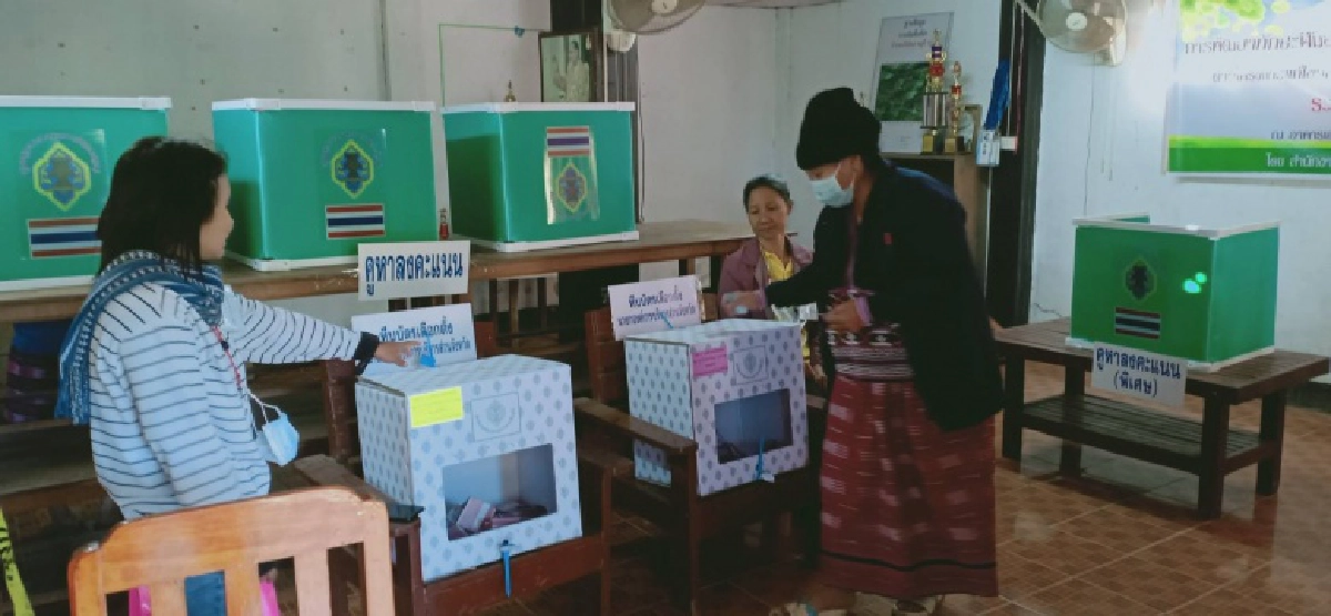 เลือกตั้ง อบจ.แม่ฮ่องสอน ช่วงเช้าคึกคัก