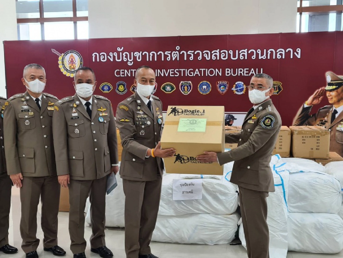 บช.ก. ระดมชุด พีพีอี. เร่งสกัด "โควิด-19"