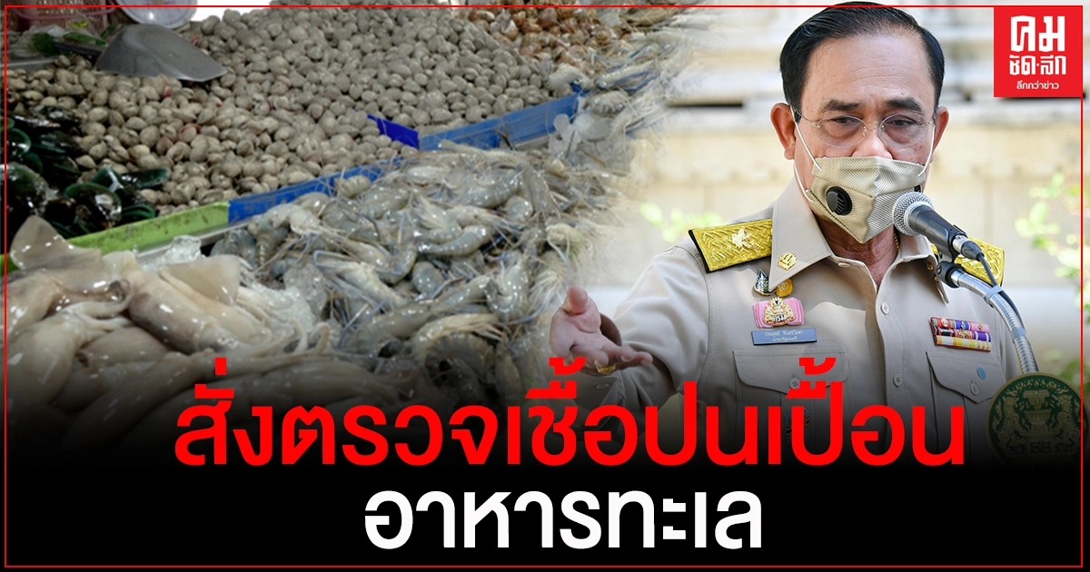 "นิพนธ์" เผย "นายกฯ"สั่งตรวจเชื้อปนเปื้อนอาหารทะเล 