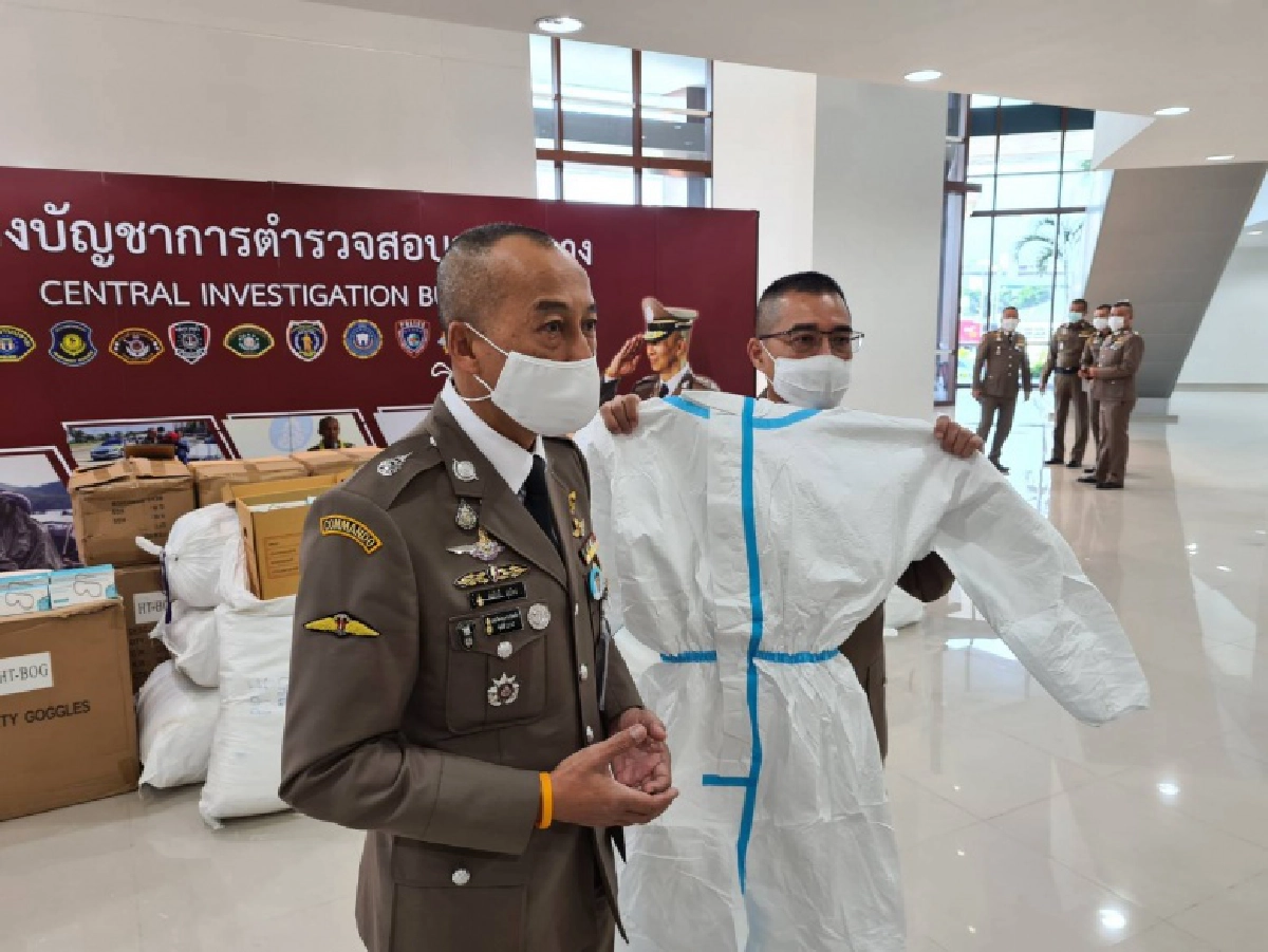 บช.ก. ระดมชุด พีพีอี. เร่งสกัด "โควิด-19"