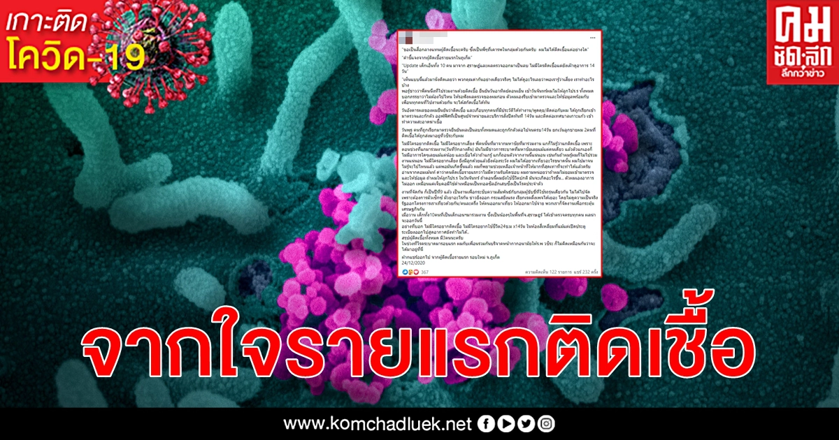 แชร์ออกไปจากใจผู้ติดเชื้อรายแรกรอบใหม่ จ.ภูเก็ต อัปเดตล่าสุดผลตรวจเด็กเอนฯ ร่วมปาร์ตี้