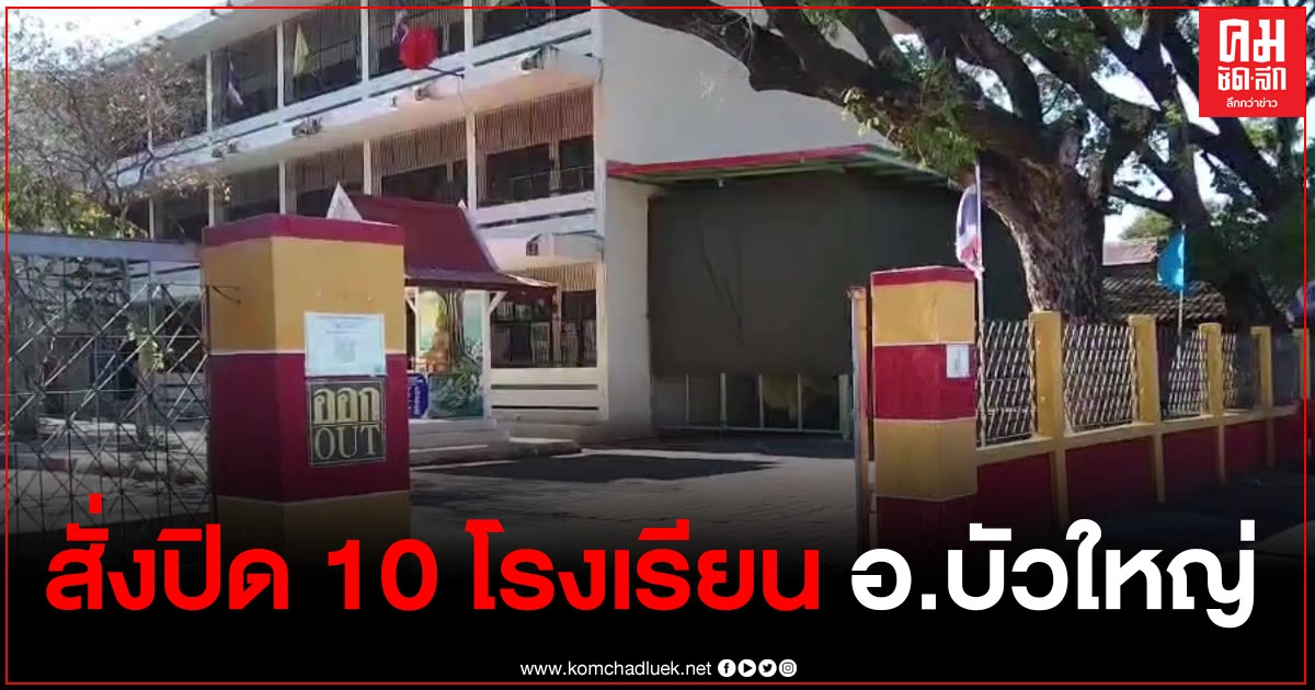 โคราชสั่งปิด 10 โรงเรียน อำเภอบัวใหญ่ หลังพบผู้ติดเชื้อโควิด โคราชสั่งปิด 10 โรงเรียน อำเภอบัวใหญ่ หลังพบผู้ติดเชื้อโควิด